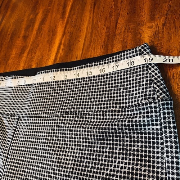 Nine West XXLL Bootcut Black White Wide Elastic Waistband Pull On Knit Pants - Picture 5 of 10